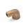 1/2" FPT x MPT Brass 90° Street Elbow, Lead-Free