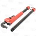 Cheater Steel Adjustable (10"/18"/24") Pipe Wrench, 2-7/8" Jaw Capacity