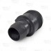 2" x 1-1/2" Barbed Insert PVC Reducing Coupling, Sch 40, Gray