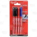 (Pack of 4) Ultra Fine Point Inkzall Jobsite Pens, Colored