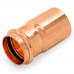 1-1/2" FTG x 1-1/4" Press Copper Reducer, Imported