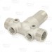 1-1/4" MPT x 4-1/2" Solid 304 Stainless Steel Short Well Tank Tee