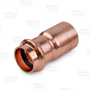 1" FTG x 3/4" Press Copper Reducer, Imported