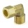 1/2" OD x 1/2" MIP Threaded Compression Elbow, Lead-Free