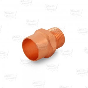 3/4" Copper x 1/2" Male Threaded Adapter