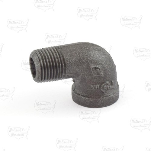 1/2" Black 90° Street Elbow (Imported)