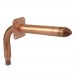 Copper Stub Out Elbow w/ Ear for 3/4" PEX Tubing, 4.5" x 8"