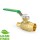 3/4” PEX x Sweat Brass Ball Valve, Full Port (Lead-Free) 