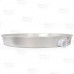 18" Aluminum Water Heater Pan, 1" PVC Adapter