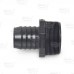 1-1/2" Barbed Insert x 2" Male NPT Threaded PVC Reducing Adapter, Sch 40, Gray