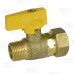 1/2" MIP x 1/2" ProFlex CSST Gas Ball Valve