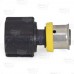 1/2" PEX Press x 1/2" FNPT Swivel Adapter, Poly Alloy, Lead-Free