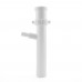 1-1/2" x 8" Slip Joint Dishwasher Taipiece w/ 5/8" Hose Barb x 7/8" OD Outlet, White Plastic