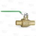 1" PEX Brass Ball Valve w/ Waste Outlet, Full Port (Lead-Free)