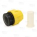 1-1/2" Compression Cap for SDR-11 Yellow PE Gas Pipe
