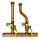 1-1/2" Copper Piping Manifold for FT Combi Boilers