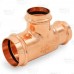 2" x 1-1/2" x 1-1/2" Press Copper Tee, Imported