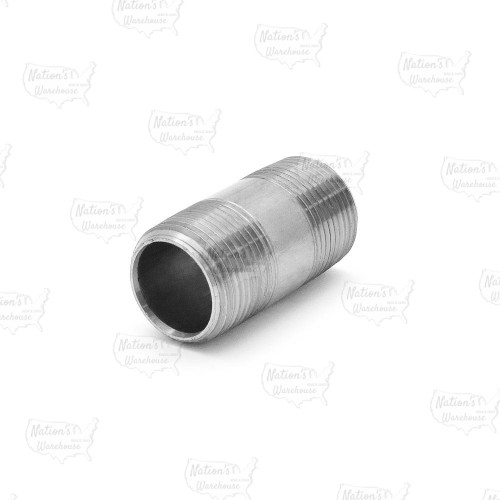 3/4" x 2" Stainless Steel Pipe Nipple