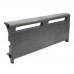 2ft Cast Iron Baseboard Radiator, Floor Standing, 10" H x 2-1/2" D x 24" W..