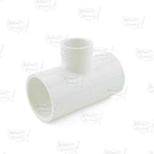 1-1/4" x 1-1/4" x 3/4" PVC (Sch. 40) Reducing Tee