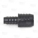 1-1/4" x 3/4" Barbed Insert PVC Reducing Coupling, Sch 40, Gray