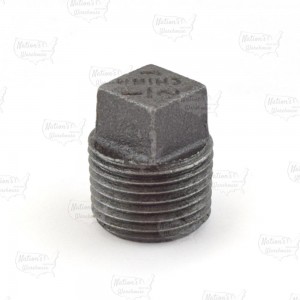 1/2" Black Plug (Imported)