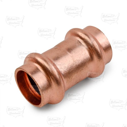 1/2" Press Copper Coupling, Imported