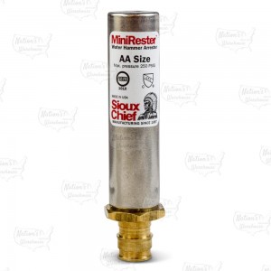 1/2" PEX-A (F1960) Expansion, Straight Mini-Rester Water Hammer Arrestor (Lead-Free)