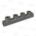 4-Branch Gas Manifold, 1/2" FIP Inlet/Outlet x 1/2" FIP Branches
