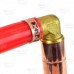 1/2" PEX x 3/4" Copper Fitting Elbow (Lead-Free)