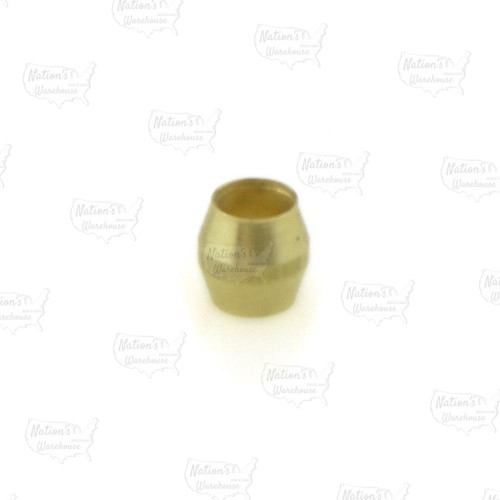1/8" OD Brass Compression Sleeve Lead-Free