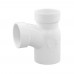 2" x 1-1/2" x 1-1/2" PVC DWV Sanitary Street Tee  (Spigot x Socket x Socket)