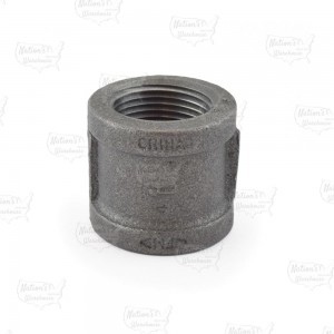 1" Black Coupling (Imported)