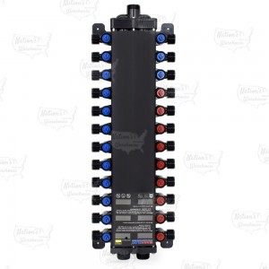 24-Port, ManaBloc Manifold, (9) Hot, (15) Cold