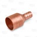 1" PEX x 3/4" Copper Pipe Adapter (Lead-Free Copper)