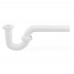 1-1/4" P-Trap, White Plastic