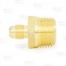 1/4" Flare x 1/2" Male NPT Threaded Brass Adapter