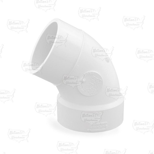 2" PVC DWV 60° Street Elbow