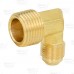 3/8" Flare x 1/2" MNPT Brass 90° Elbow