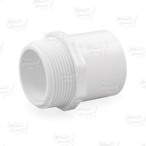 1-1/2" PVC (Sch. 40) MIP x Spigot Adapter