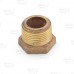 3/4" MPT x 1/8" FPT Brass Bushing, Lead-Free