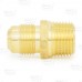 1/2" Flare x 1/2" Male NPT Threaded Brass Adapter