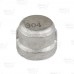 1/4" 304 Stainless Steel Cap, FNPT threaded