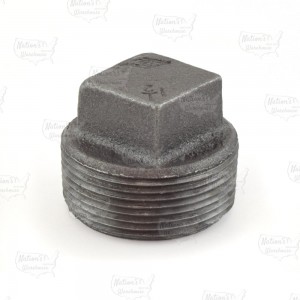 1-1/2" Black Plug (Imported)