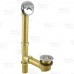 Trip Lever Bathtub Drain Waste (Full Kit) w/ Grid Drain, 20GA Tubular Brass, 2-hole