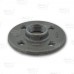 1" Black Floor Flange (Imported)