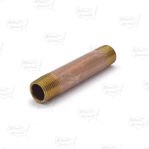 Everhot RB-012X4 1/2" x 4" Brass Pipe Nipple