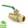 1” Press Brass Ball Valve, Full Port (Lead-Free) 