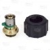 3/8" PEX Press (Bronze) x 1/2" ManaBloc Port Adapter