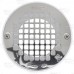 Low-Profile (Short) PVC Floor Drain w/ Round St. Steel Strainer, 3" Hub x 4" Inside Fit